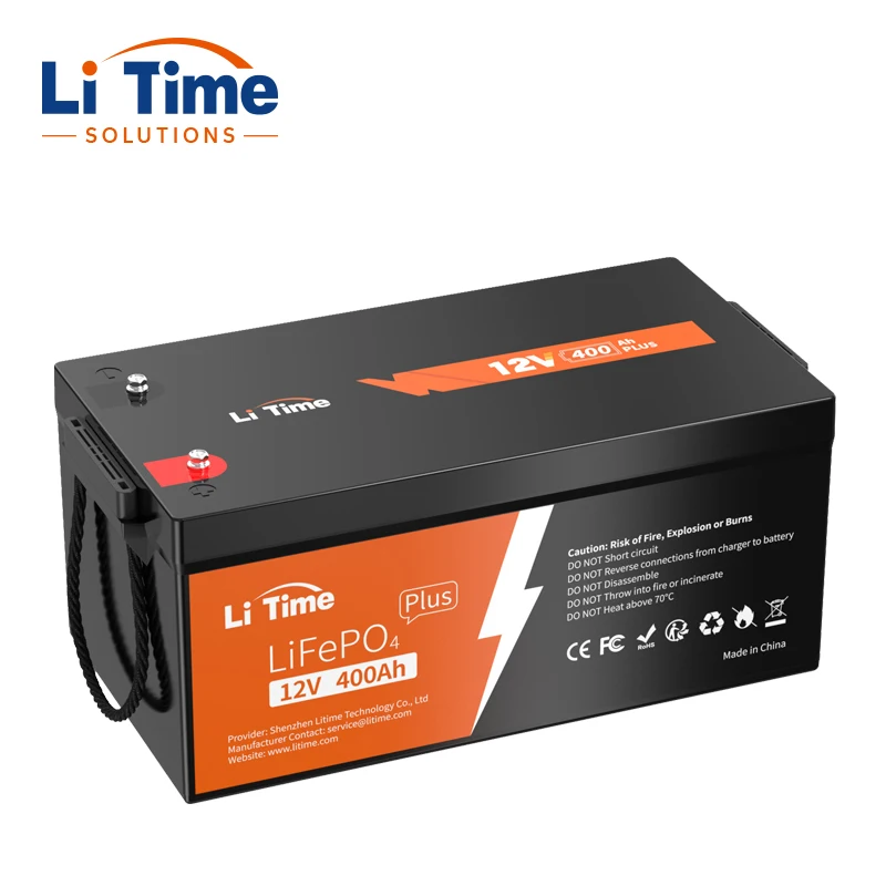 

8D Deep Cycle 12V 400Ah LiFePO4 BMS Lithium Battery Energy Storage System Battery Pack 12V 400Ah