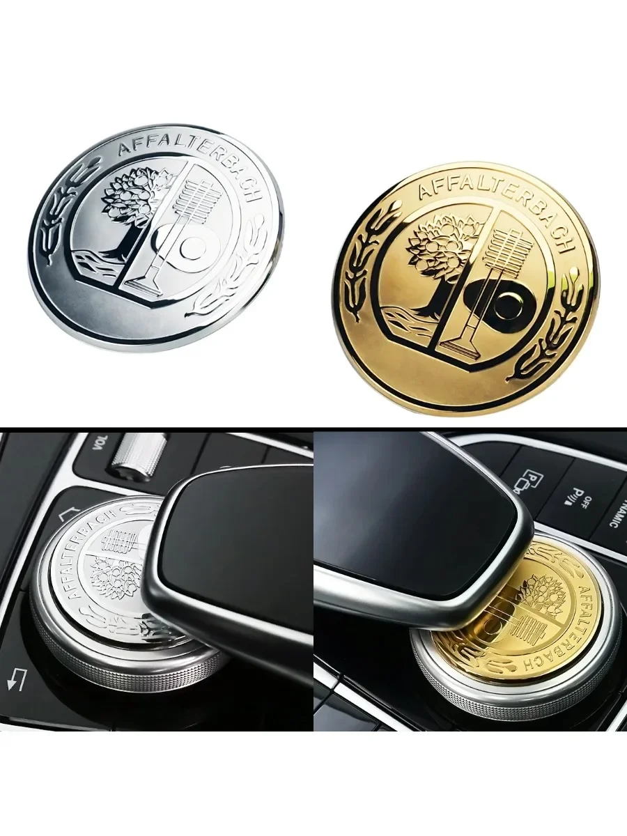Naklejka na konsolę środkową, naklejka na przyciski multimedialne do Mercedes Benz W213 W212 W205 W211 W202 W177 AMG — 2