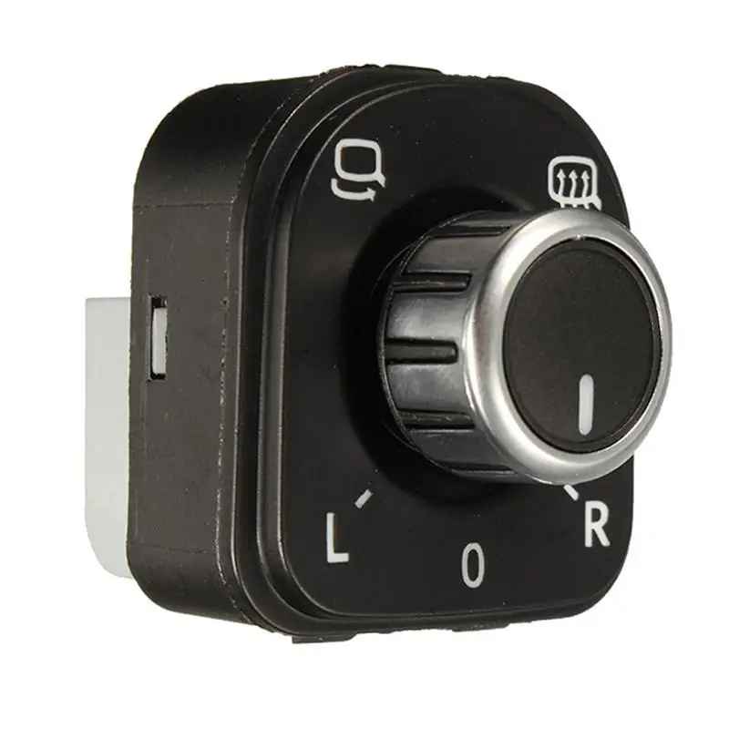 

Хромированный переключатель зеркала Geetha для VW Golf MK5 MK6 Jetta Rabbit Tiguan CC Passat B6 B7 2006-2012 5ND959565A 5K0959565