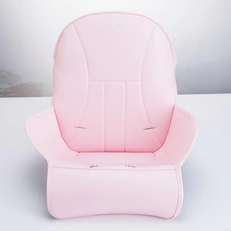 97BE Infant Toddlers Learning to Sit Chair Mat, Water Proofing Breathable PU Leather Sponge Cushion Pad for Various Highchairs