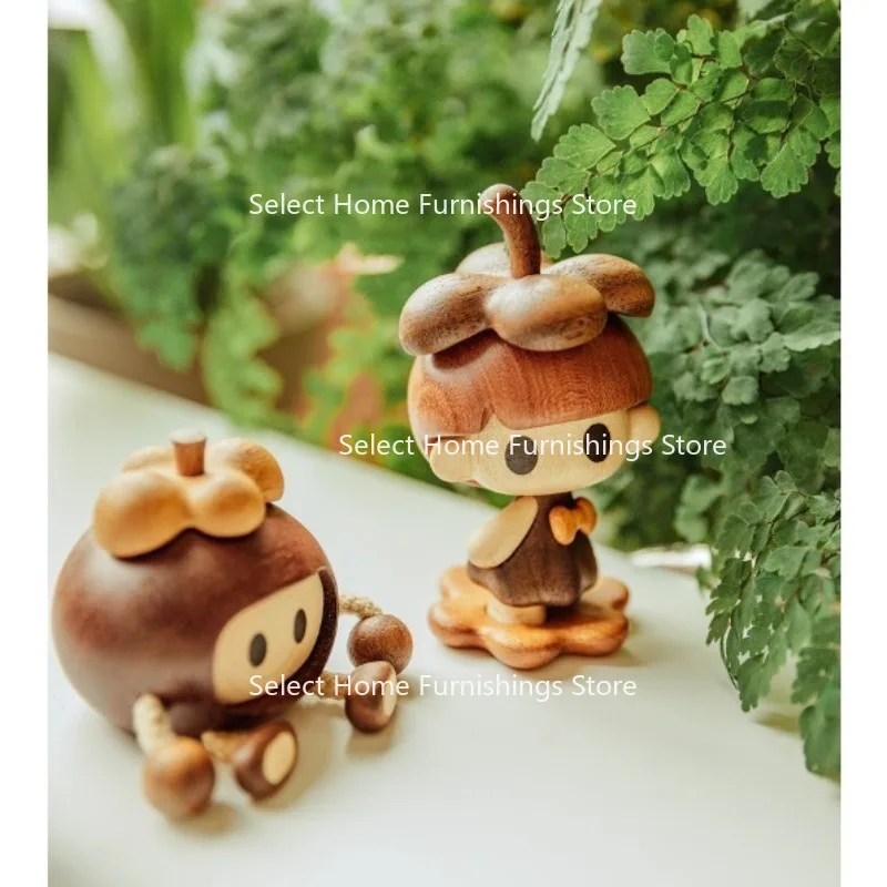 

Подходит для Mangkhut, игрушки из цельного дерева, фигурка, настольное украшение, трендовые подарки премиум-класса