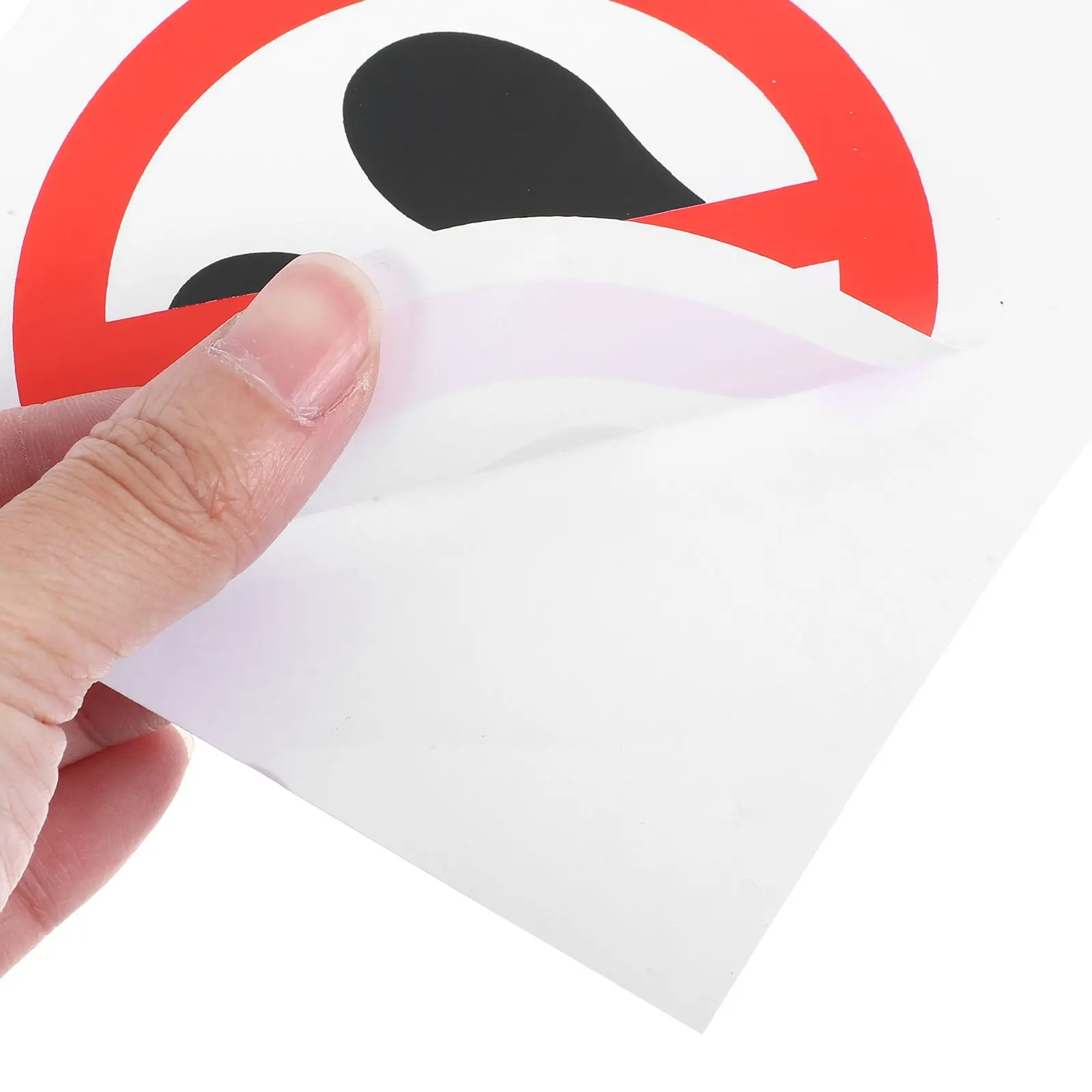 10 Pcs Multifunction Warning Signs Stickers Caution Paper Flagging Tape No Step