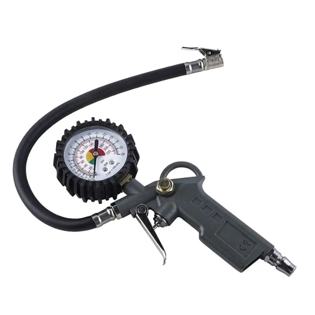 

Universal Tire Pressure Gauge High Precision Measurement Tool Handheld 0-220PSI Tire Pressure Tester for Car SUV RV Truck