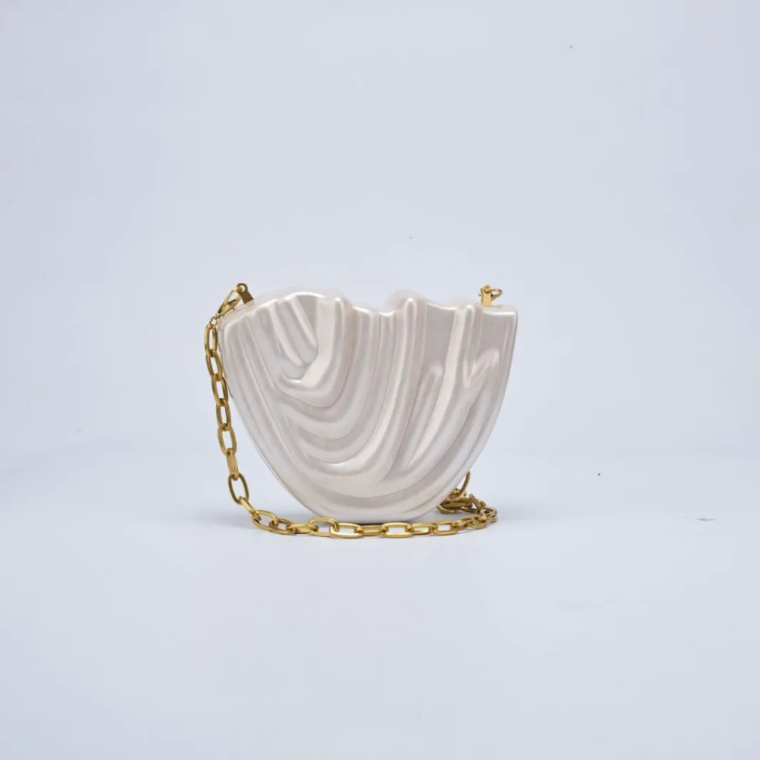 

Fairy Acrylic Snail Square Box Shell Evening Bag Banquet Party Matchinging Rendering Wedding Bride Women's Clutch Bag