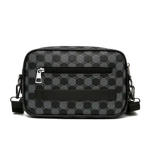 पुरुषों के लिए उच्च गुणवत्ता वाले PU लेदर कमर पैक बिजनेस क्रॉसबॉडी बैग फैशन ट्रैवल स्टोरेज फोन शोल्डर बैग क्लच बैग 8 best sales चमड़े का आदमी का बैग - №6