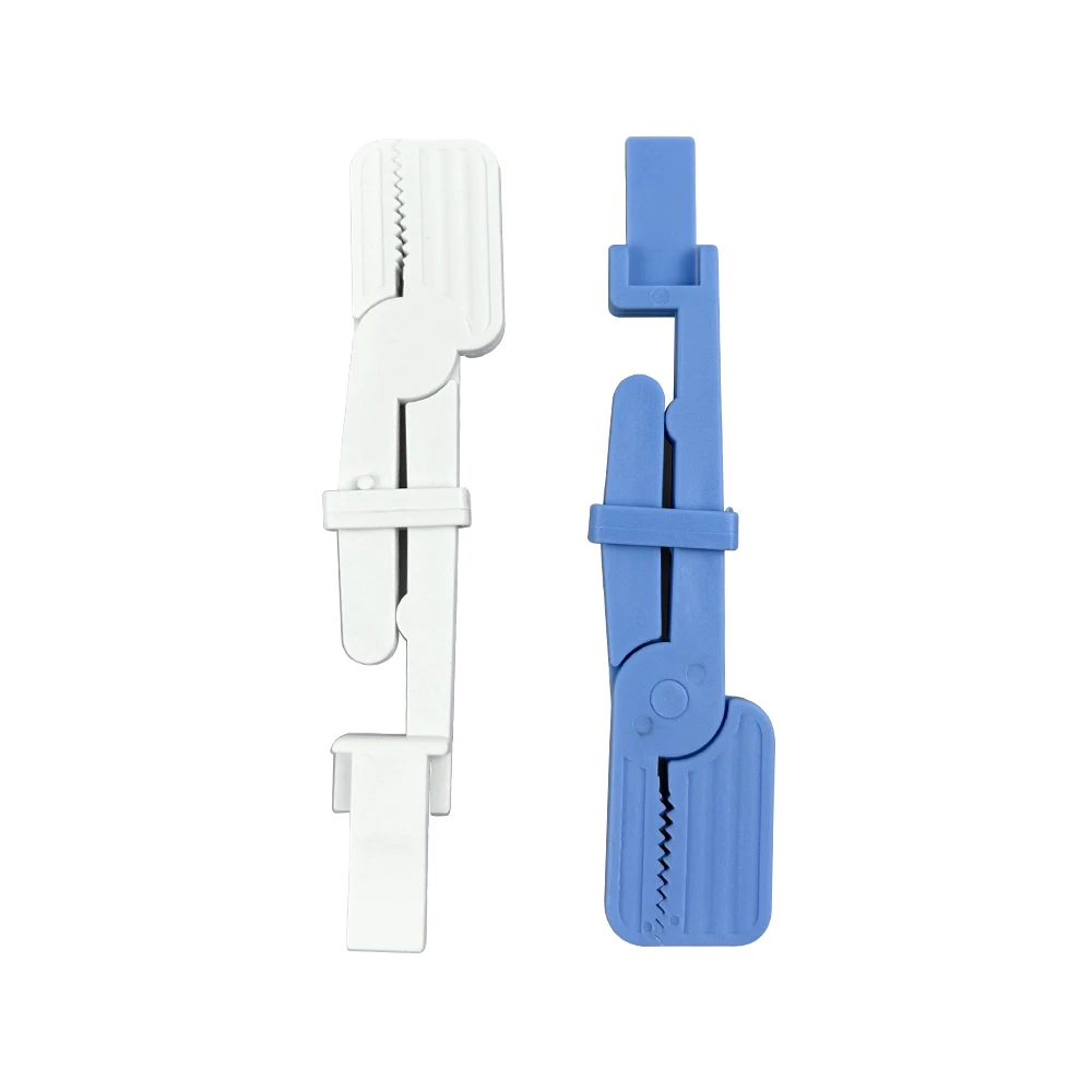 Universal Plastic Dental X-Ray Film Clamp Snap Radiograph Holder Xray Sensor Positioner Blue Clip Dental Lab Instrument Tool