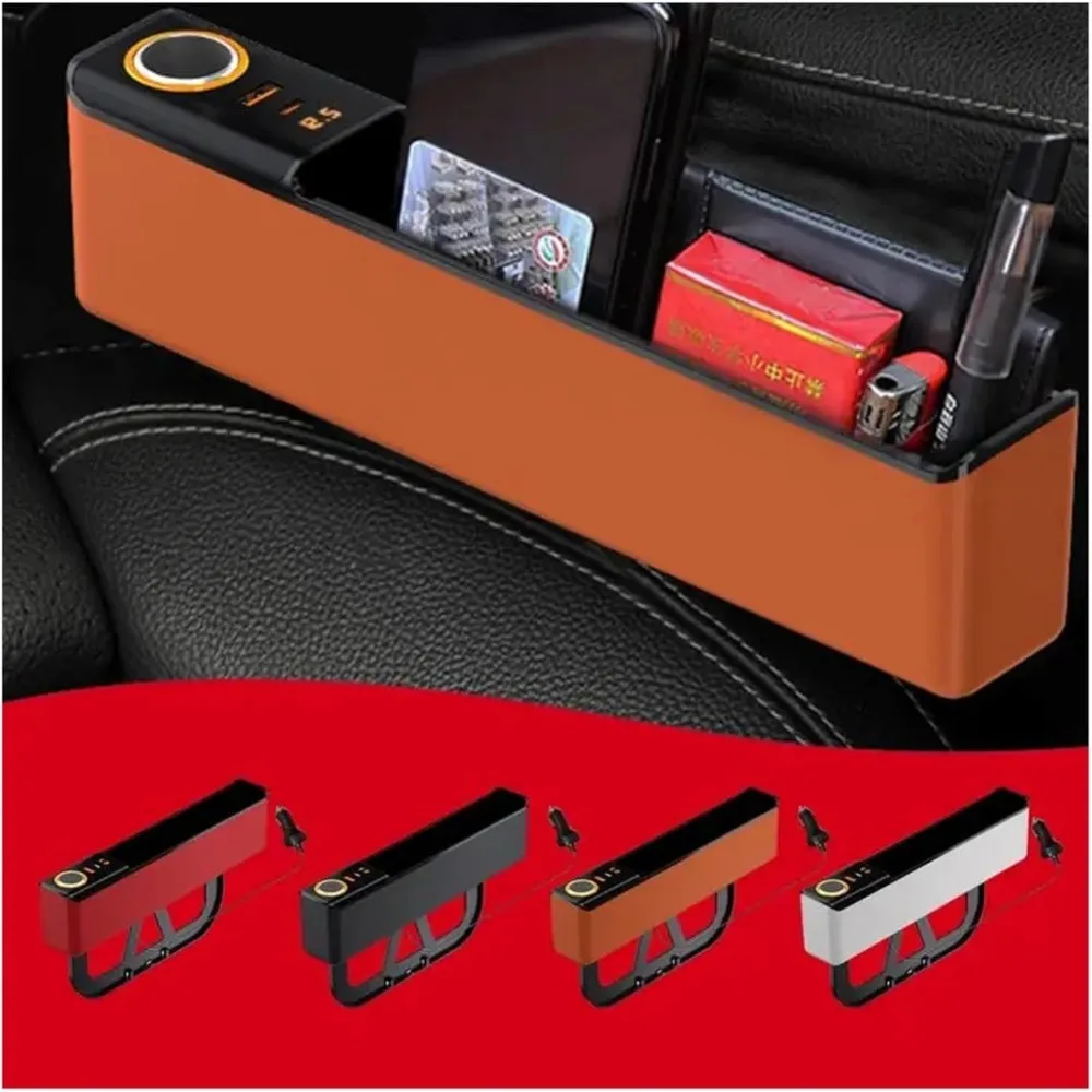 120-w Autos itz füller Sitz lücke Lagerung super schnelles Aufladen Universal Fit Mittel konsole Organizer Aufbewahrung sbox Autozubehör