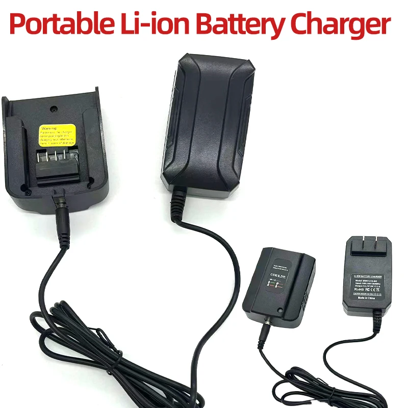 Safe&high-quality Portable Adapter Lithium-ion Battery Charger Compatible for 48-11-1811 14.4–18V Batteries with US/UK/EU Plugs