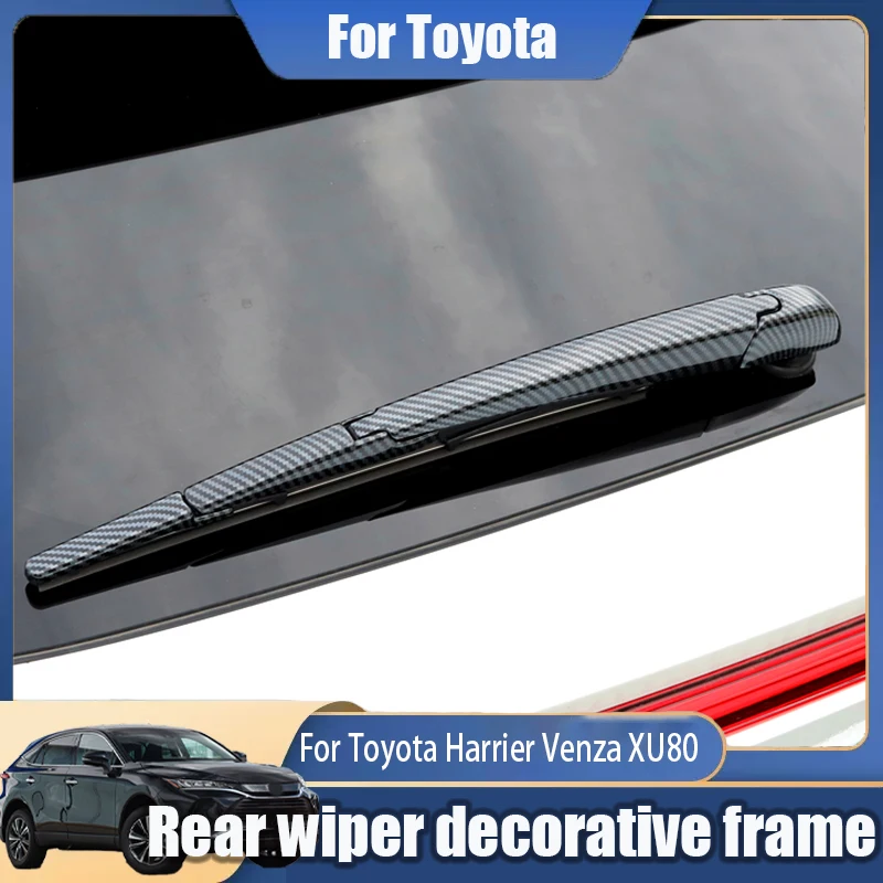 

For Toyota Harrier Venza XU80 2021 2022 2024 Rear wiper decorative sticker protective frame Automotive exterior modification
