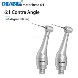 6:1 Super Mini Contra Angle Head for Endo Motor Dental Reciprocating Endomotor Head Endodontics Compatible With Woodpecker