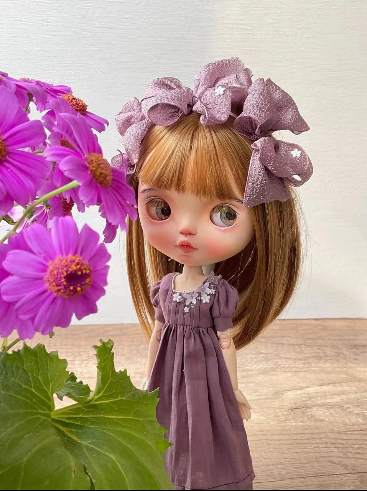 Blyth Clothes Set papillon viola Abbigliamento per bambola (adatto per bambola Blythe Pullip, ICY, Lati, JerryB, OB24, BJD, Dal)