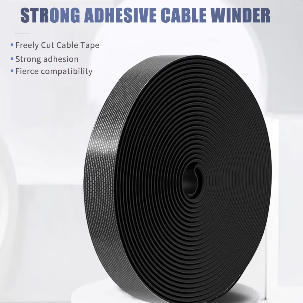 3/5M Cable Organizer Ties Tearable USB Cable Protector For Phone Mouse Earphone Data Wire Holder Cord Ties Protection Organizer