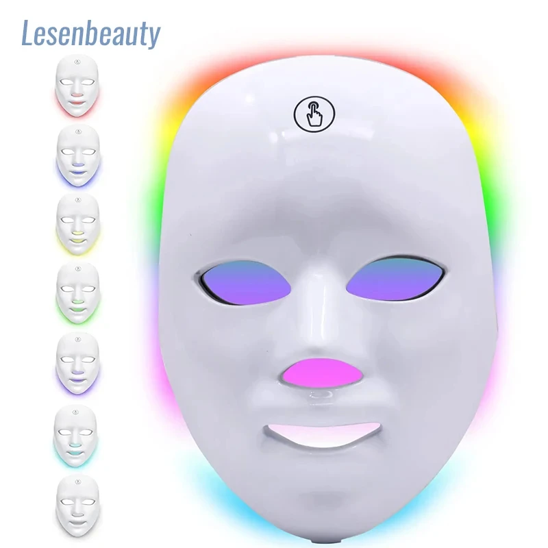 

7 Colours LED Mask Photonic Skin Rejuvenation Beauty Mask Anti-aging Wrinkle Rejuvenation Whitening Mask Face Spa Home Skin Care