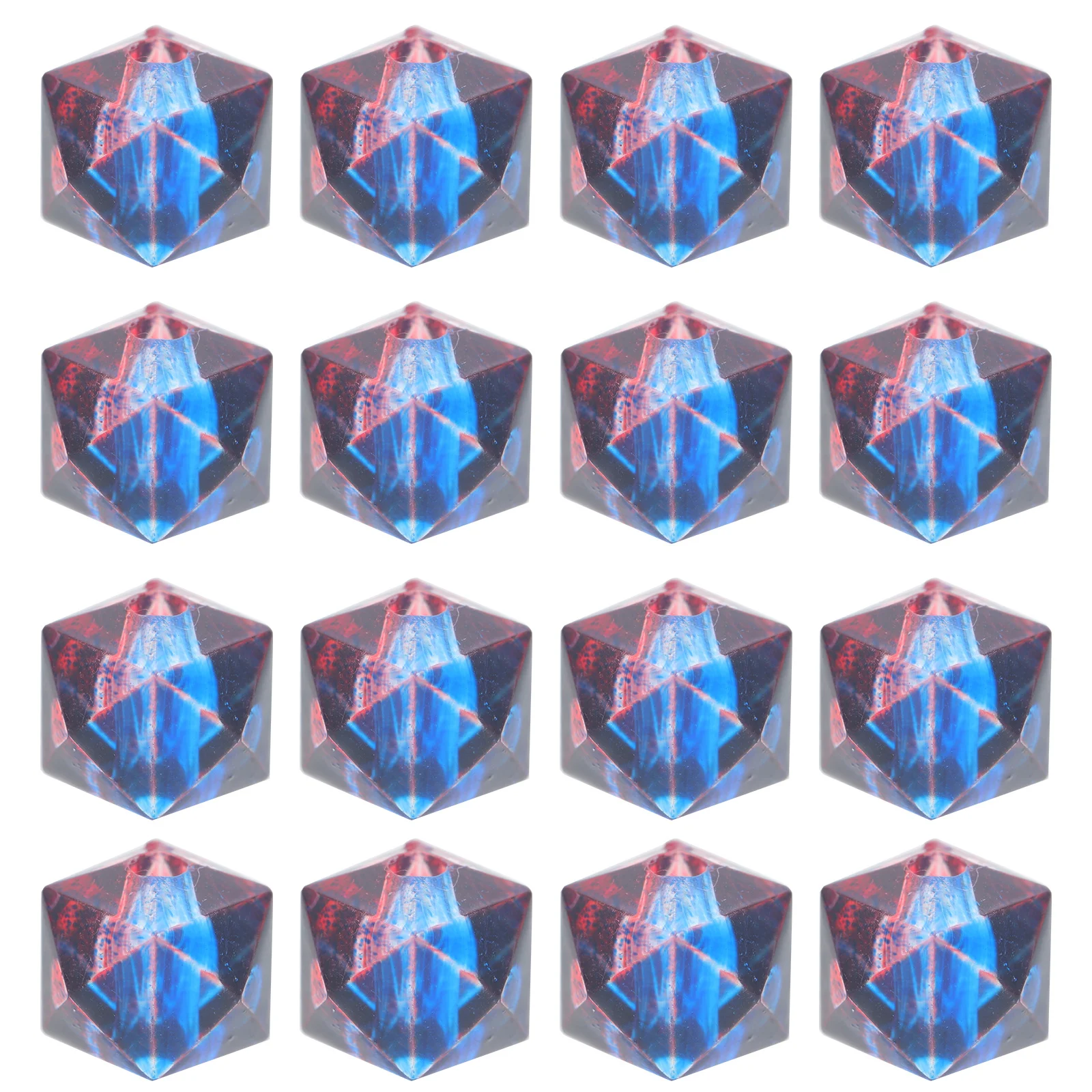 

200Pcs Acrylic DIY Geometric Spacer Beads for Jewelry Making Bracelet Necklace Craft Hair Accessories Acrylic Beads