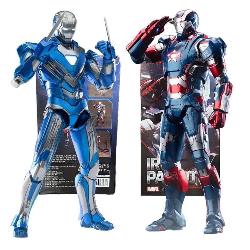 ZD Toys Iron Man Action Figure Iron Patriot MK1-7 MK17 MK33 MK85 MK30 War Machine Legends Avengers Tony Stark Raccogliere Giocattolo Regalo