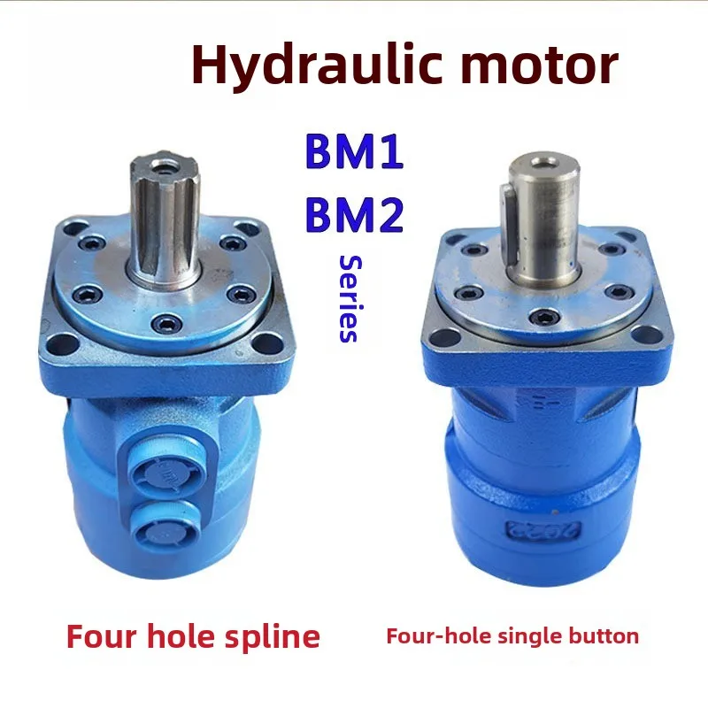 High Quality Cycloid Hydraulic Rotary Motor Spline Single Key BM1/BM280 100 125 160 200