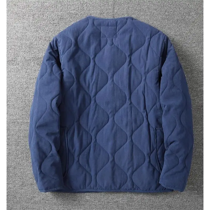 Thickened Warmth Work Casual Jacket Cotton Coat Autumn Winter Vintage Ameika Cold Snapproof Outerwear Male Cleanfit Style