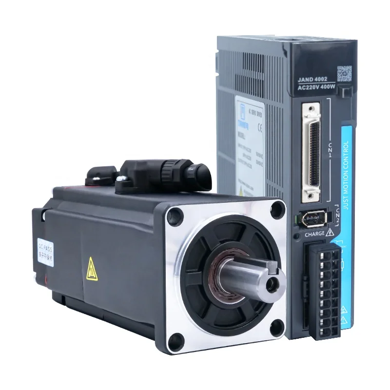 NEW60JASM504230K-17B+JAND4002-20B 400W High Voltage AC Servo Motor And Driver Single Board JMC Brand 220V Smart Motor