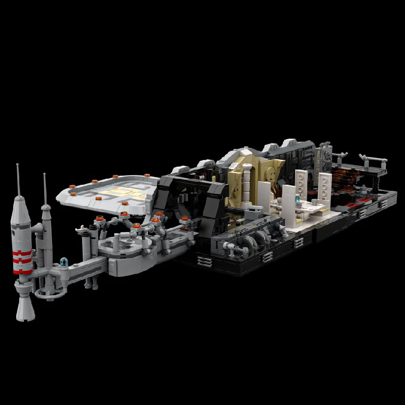 1507 PCS Star Fighting Sci - Fi Aerial City MOC Customize Modular Building Block Creative Design Simple DIY Festival Toy Gift