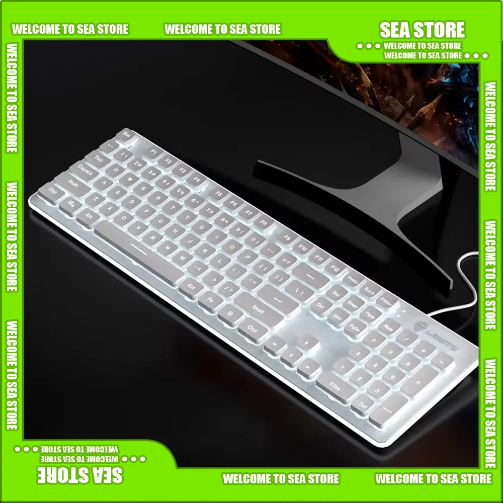 LangTu L1 Wireless Keyboard Desktop Notebook Esports Games Gaming Accessories Customize Keyboards Mechanical Touch Silent