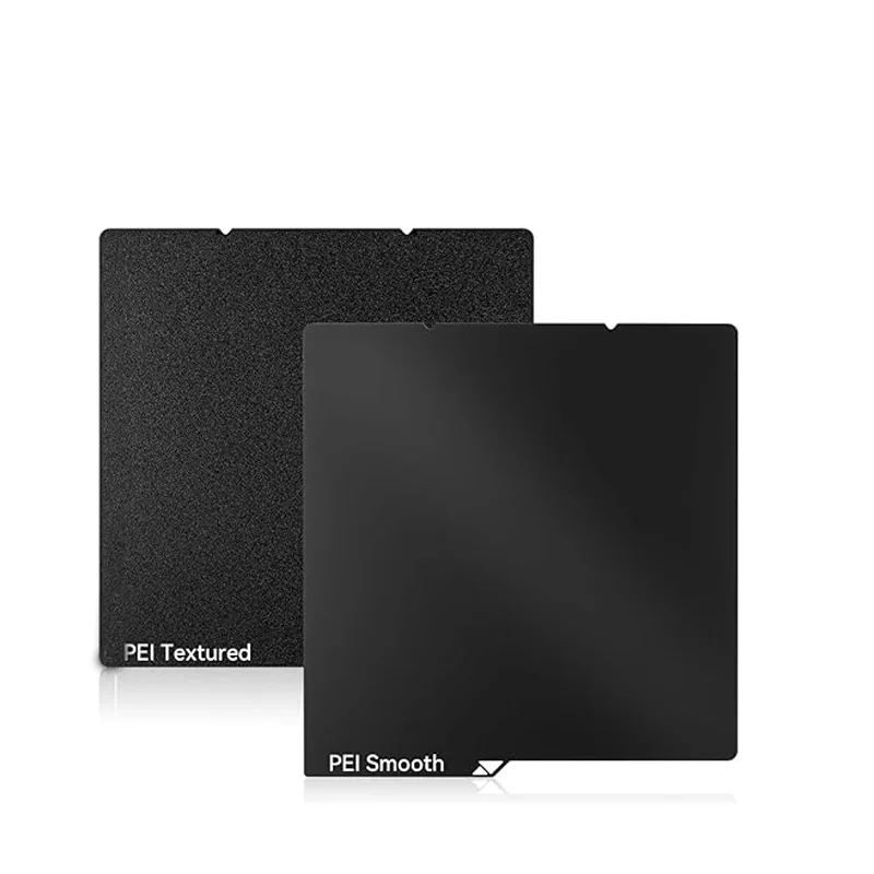 ENERGETIC  for Kobra S1/Kobra X Build Plate 264x276mm Double Sided Black Smooth PEI &Textured PEI Magnetic Spring Steel Sheet