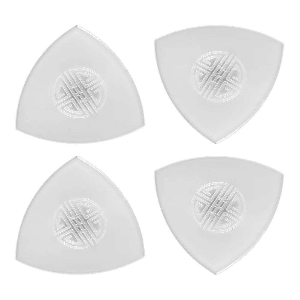 

4 Pcs Ruan Pick Zhongruan Stringed Instrument Plectrum for Musical Ukulele Nylon Liuqin Accessory Guitar Picks