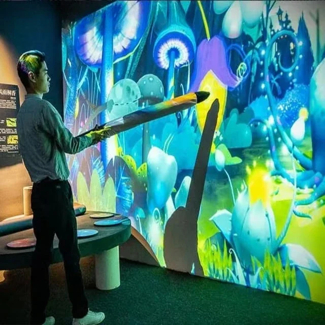 Augmented Reality Interactive Projector Theme Park Magic Games