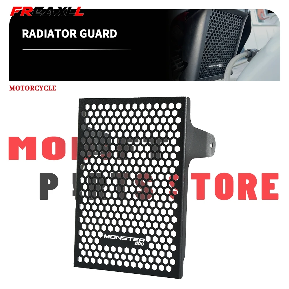 Nova motocicleta para ducati monster 796 monster 1100 1100 s/evo grade de proteção do radiador capa protetor malha óleo refrigerador acessórios