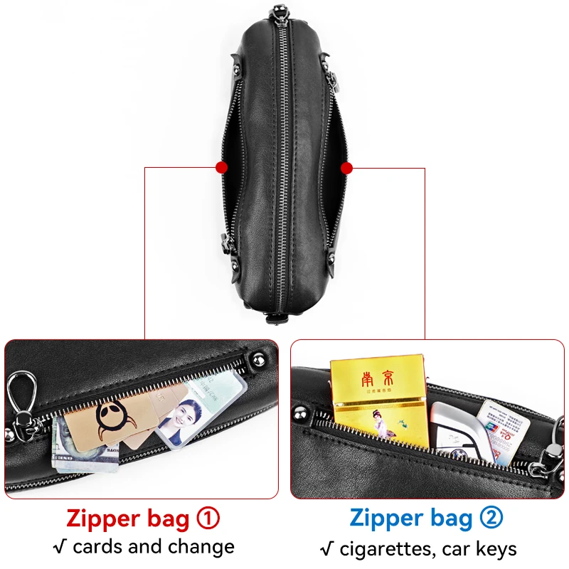 2022 Golf Bag Genuine Leather Large Capacity Storage Clutch Bag Multifunctional Soft Leather Clutch Wallet Handbag Hand Bag