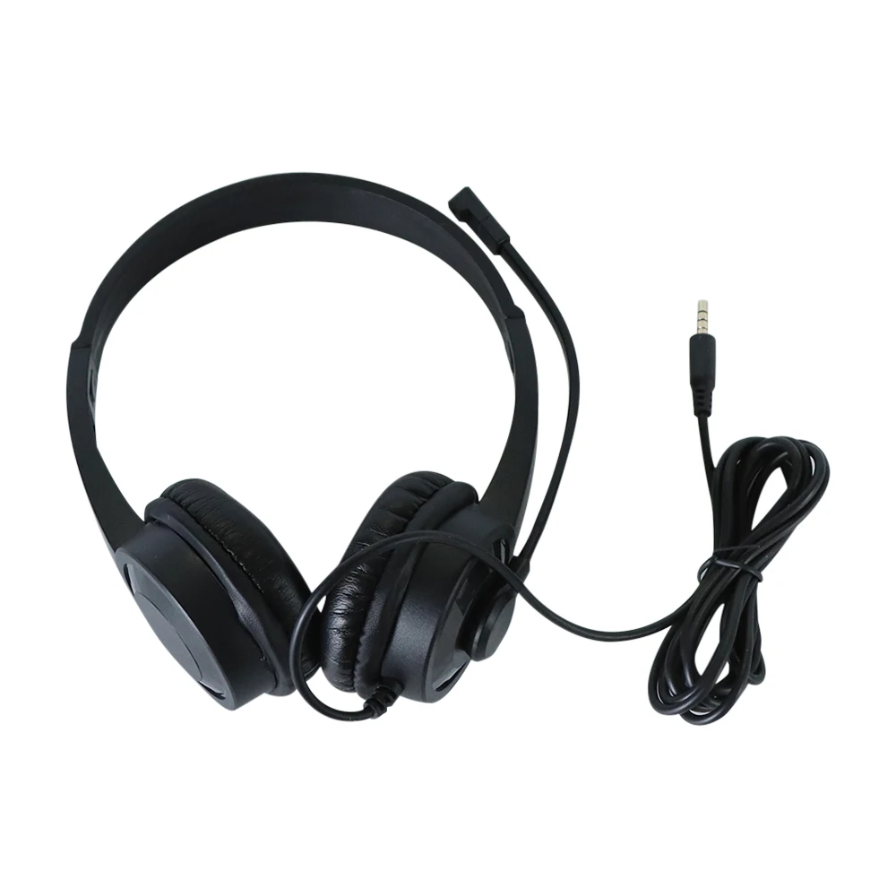 1PCS Computer Headsets for Business Calls Portable Radio Direction Finding Special Wired Headsets for Students Online Lessons