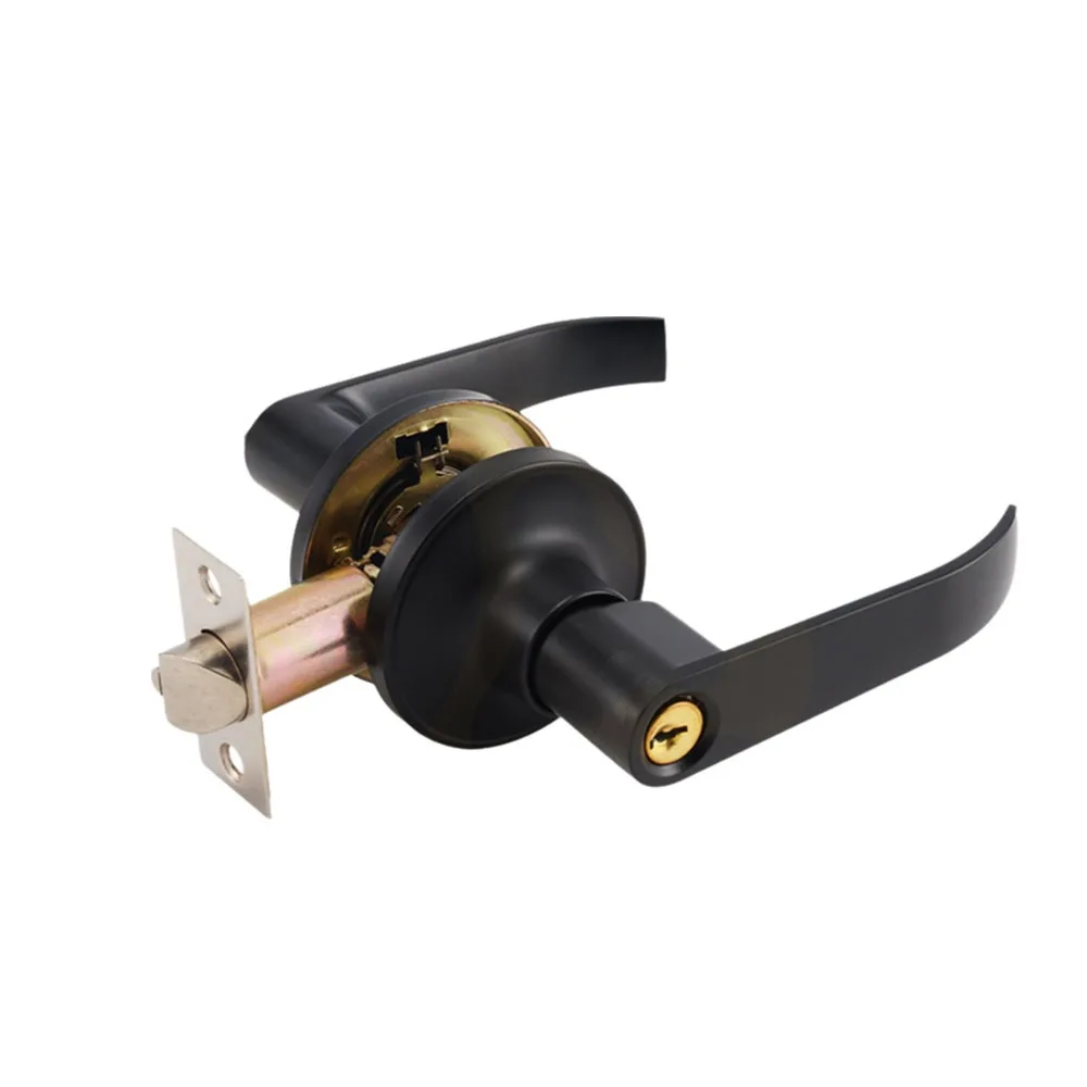 

Privacy 35-50mm Three-Pole Spherical Door Lock Aluminum Alloy with 3 Keys Spherical Door Lock High-Grade Keyed Locks for Home