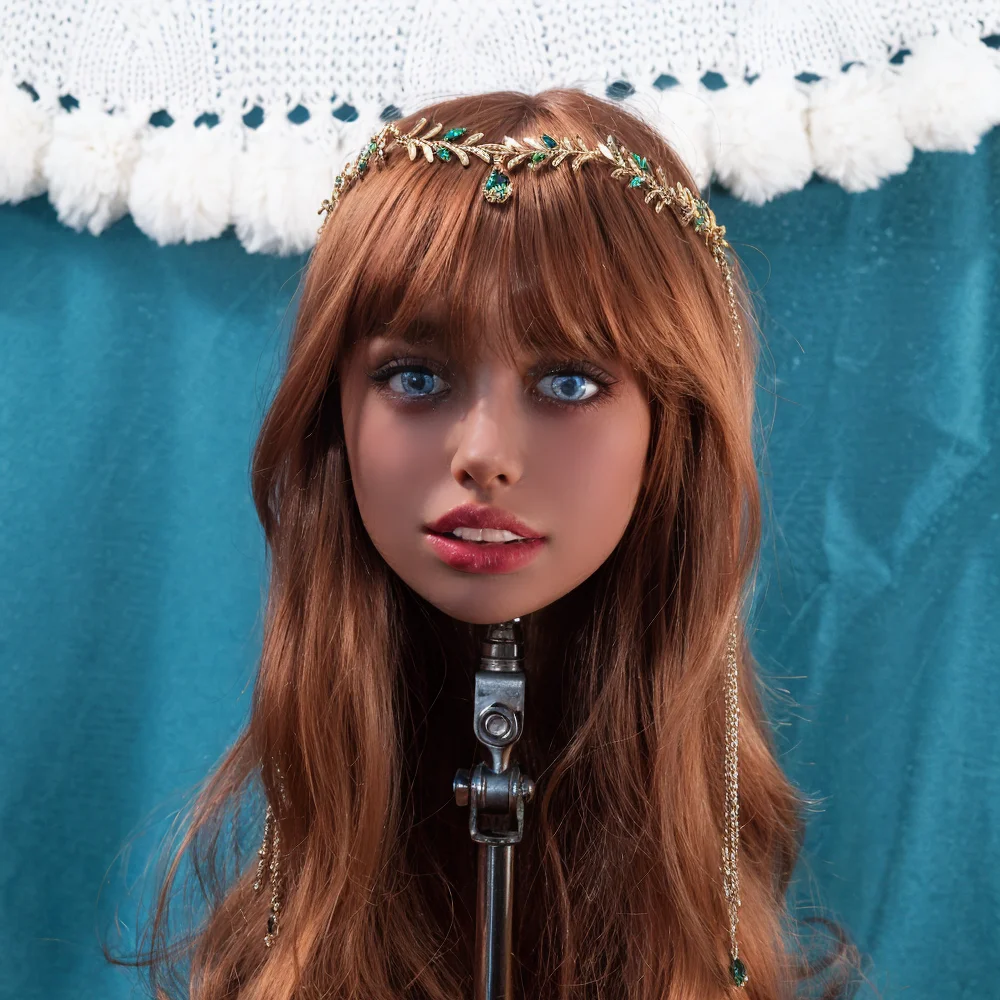 

1:1 realistic adult dummy head, M16 screw interface,ncludes hairpiece and matching pupils, very suitable for makeup practice and