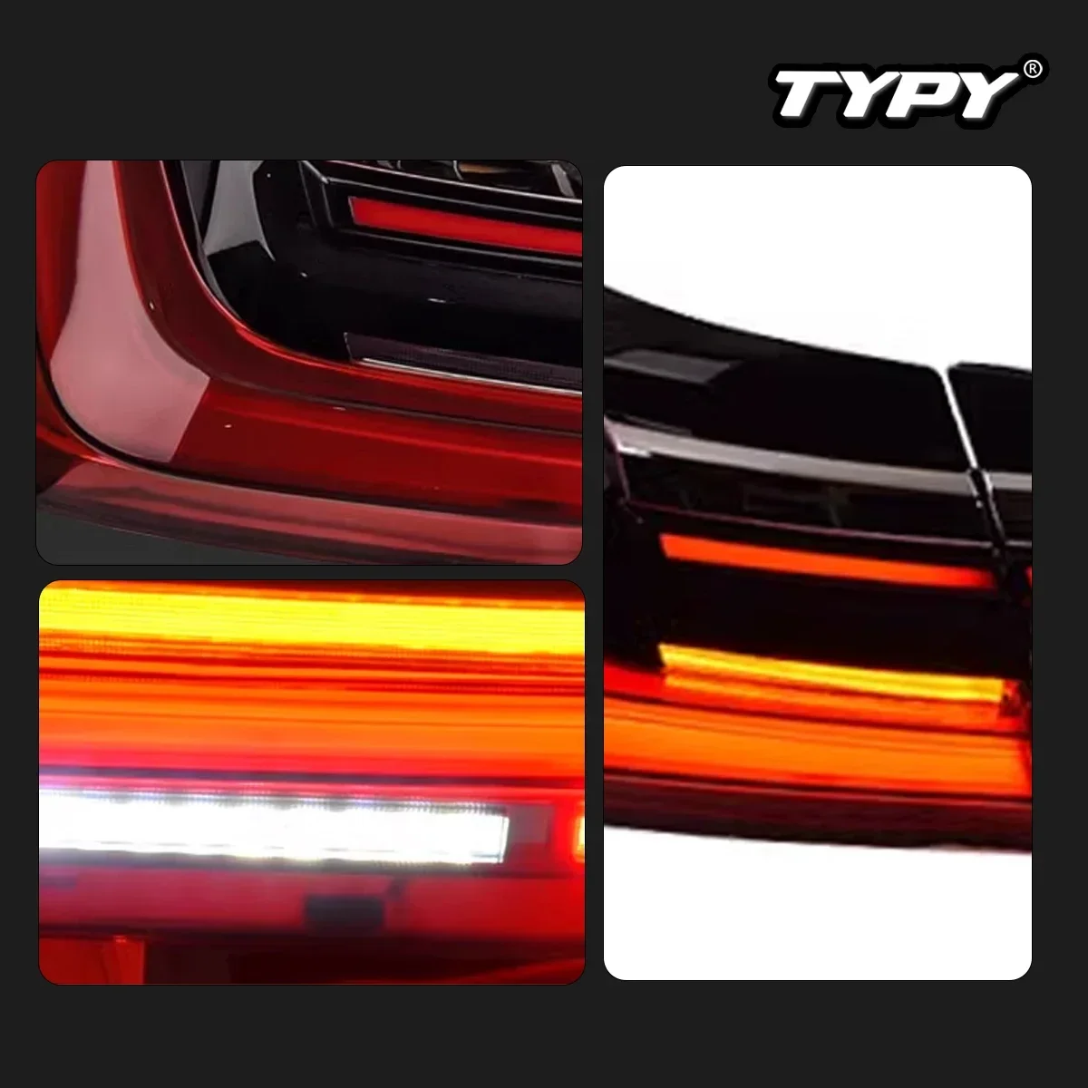 TYPY Car For BMW 7 Series F01 F02 Taillight 2009-2015 Upgrade Modified to G12 Styling Dynamic Signal Car TailLamp Assembly - Image 6