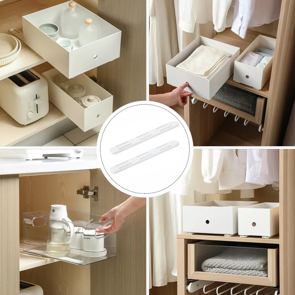 Bin Tracks Drawer Rails Office Storage Wear-resistant Convenient To Use Easy Installation Good Bearing Capacity