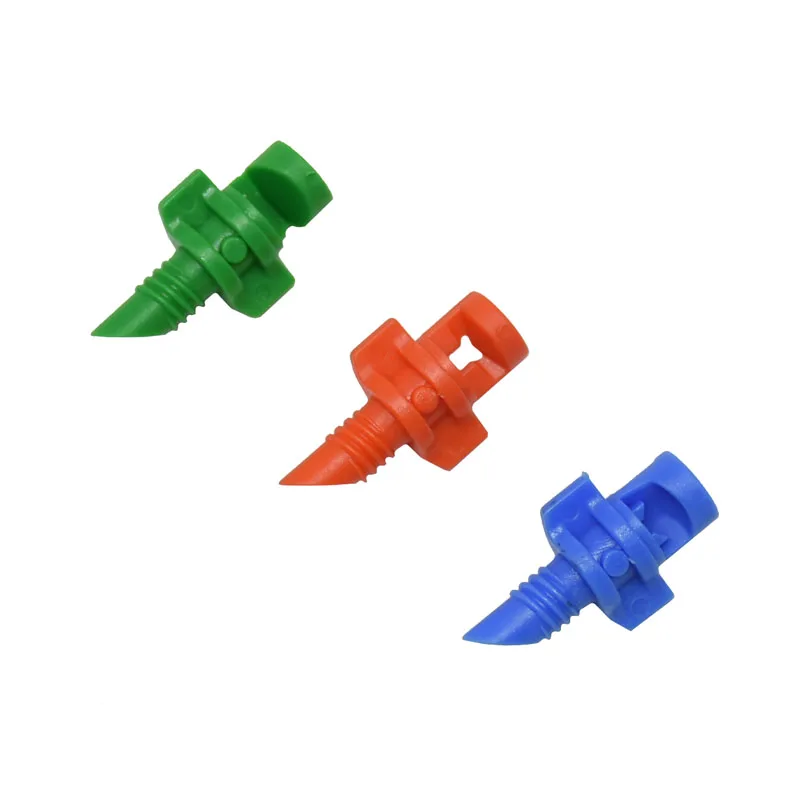 50 Pcs 90/180/360 Degrees Garden Irrigation Simple Refraction Nozzle Watering Flower Mist Nozzle Threaded Connection Sprayer