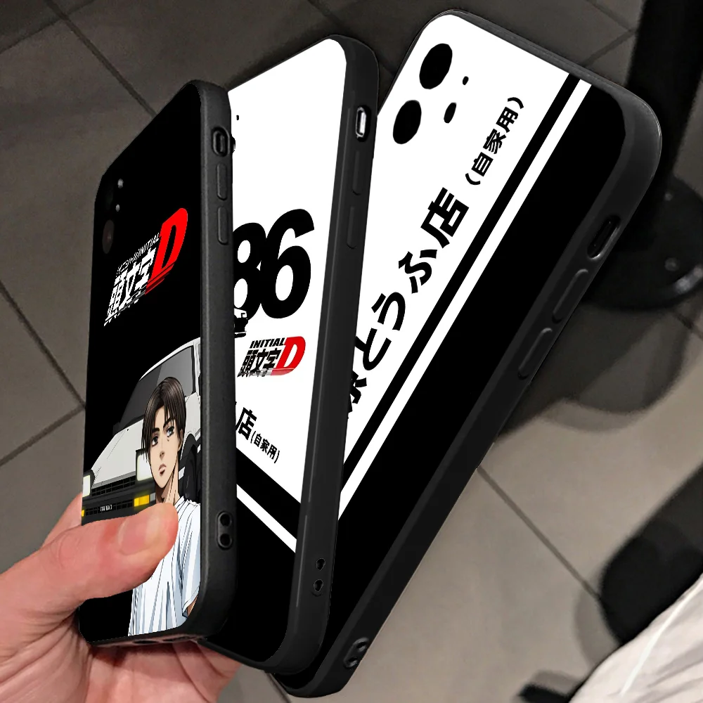 

EPC Initial D Phone Case Silicone Soft For IPhone 16 15 14 13 12 11 Plus Pro Max Plus