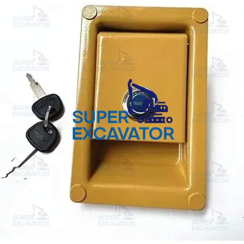 

R R150/210/215/225/305/335-5-7 Замок боковой двери экскаватора Замок боковой крышки Гидравлический насос Замок боковой двери Замок с ключом