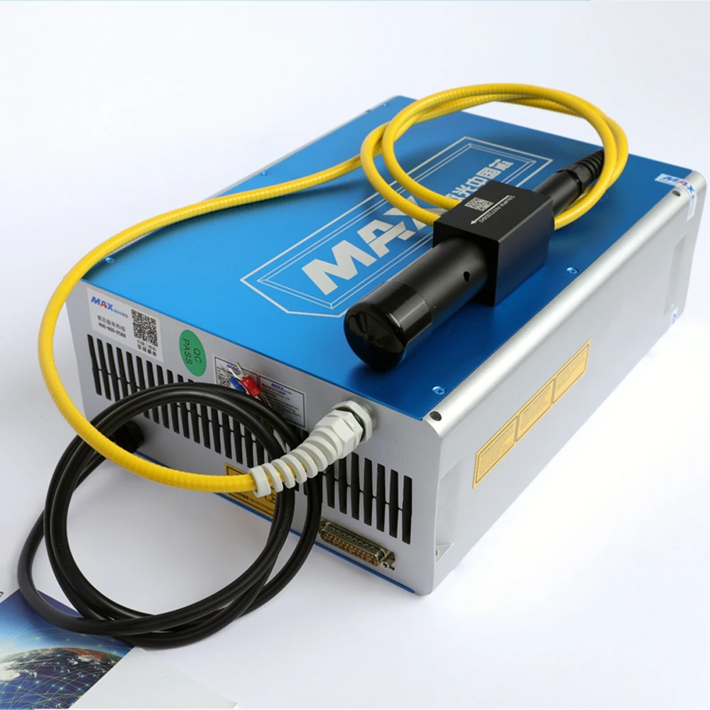 섬유 레이저 소스 MAX 20W 30W 50W 펄스 발생기 레이저 마킹 기계 부품