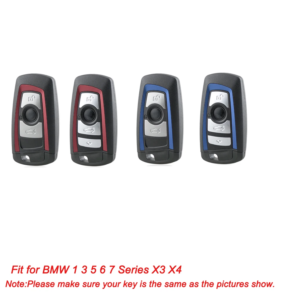 

Корпус смарт-ключа с 3/4, с необрезанной пустой крышкой лезвия, подходит для BMW CAS4 F 3 5 7 серии E90 E92 E93 X5 HU100R