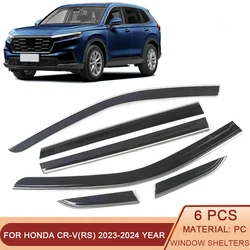 For Honda CR-V 2023-2024 CRV Car Window Sun Rain Shade Visors Shield Shelter Protector Cover Sticker Exterior Accessories