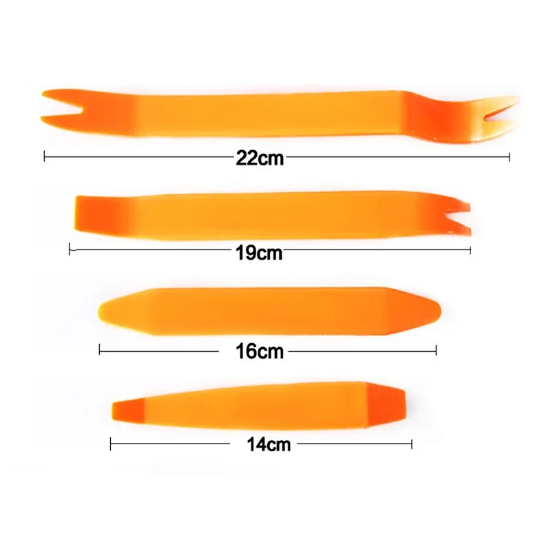 1/4 piece car audio disassembly tool plastic pry bar interior buckle pry bar door panel disassembly pry plate
