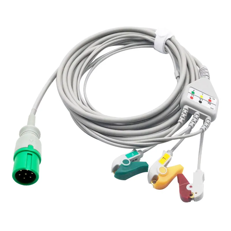 Compatible with CONTECs ECG Lead Wire 7-pin Five-lead ECG Lead Wire CMS7000/8000