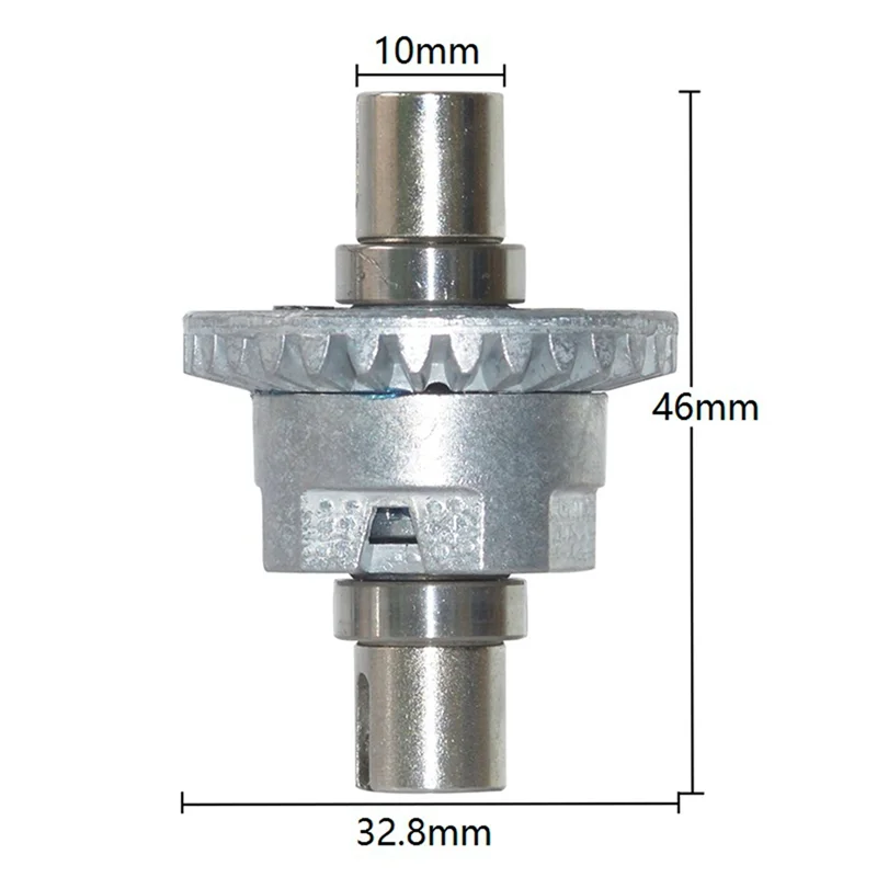 2 sztuk metalowy mechanizm różnicowy 55-ZJ06 dla Hosim 9125 9155 9156 Xinlehong 9125 9155 9156 1/10 1/12 części zamienne do samochodów RC