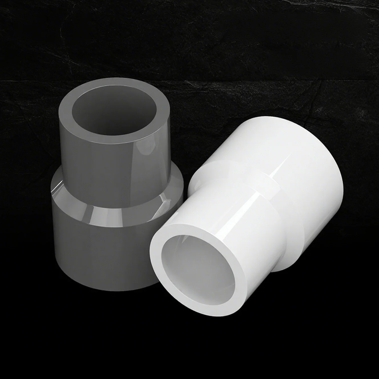 20 مللي متر ~ 63 مللي متر تقليل اقتران بولي كلوريد الفينيل البلاستيك مستقيم المخفض تركيبات إمدادات المياه أنبوب المقبس موصلات البلاستيكية المشتركة #3