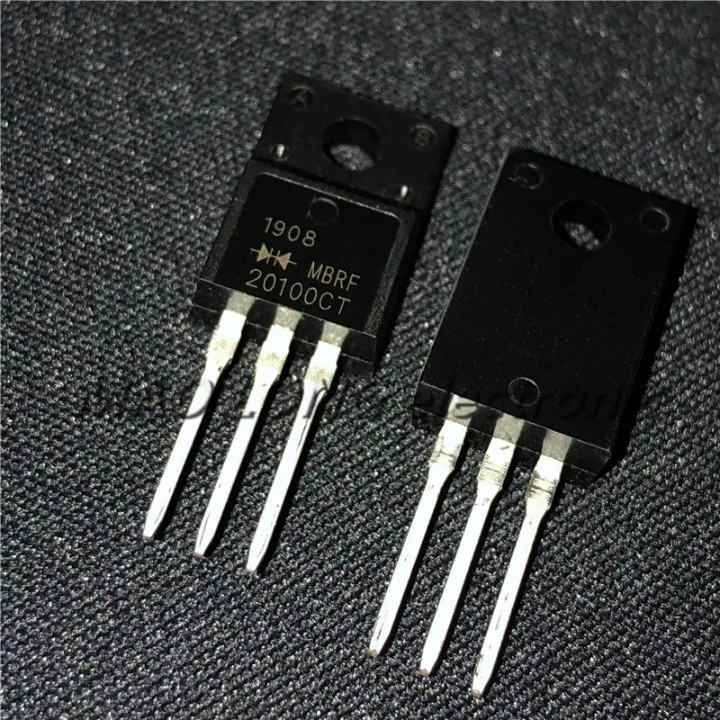 10PCS/LOT MBRF20100CT 20A 100V  MBRF20100C 20100CT TO220F TO-220F  Schottky new original In Stock