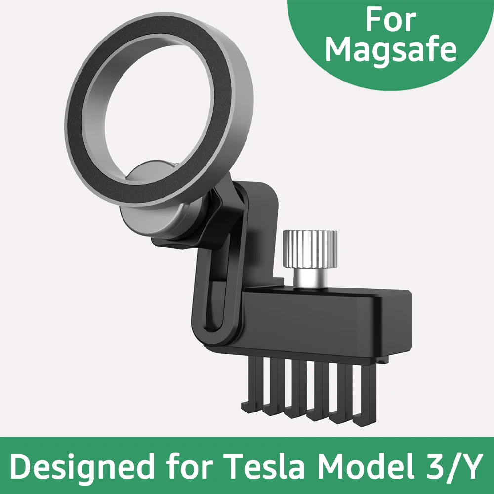Magnetische Auto-Handyhalterung Mobiltelefon-Halterung für Tesla Model 3 Model Y Auto-Handyständer Kompatibel mit Magsafe – Detail 2