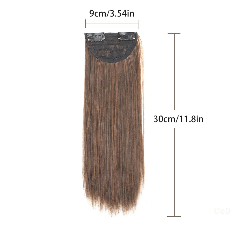 Invisible Clip-In Straight Hair Extensions – Natural-Looking for Thinning Hair