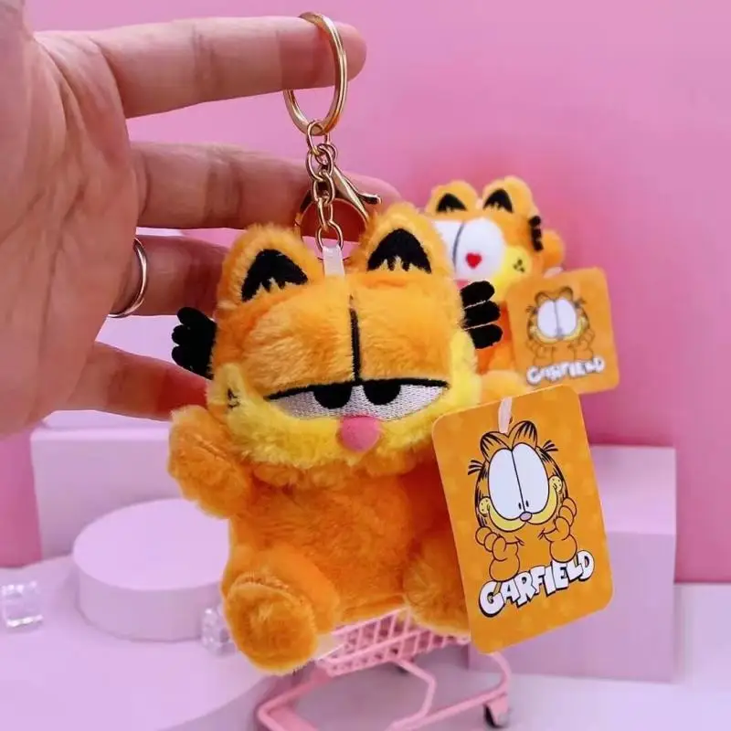 Garfield Cartoon Pluche Gevulde Pop Animatie Perifere Rugzak Hanger Een Willekeurig Stuk Leuke Decoratie Cadeaus voor Jongens Meisjes
