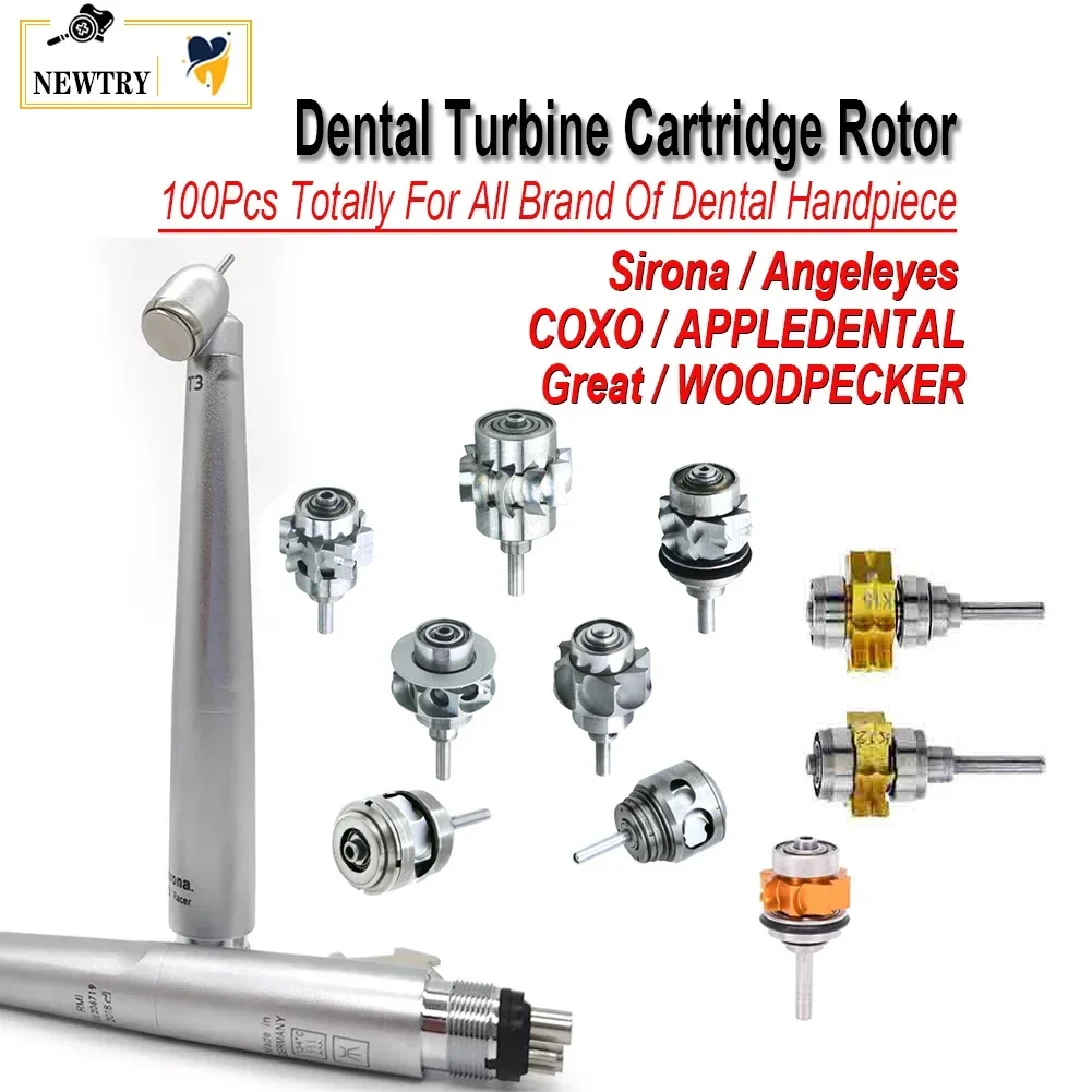 Dentistry Sirona COXO Cartridge Rotor High Speed Air Turbine Dental Handpiece Standard Push Button Ceramic Bearing Torque Rotor