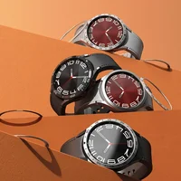Anneau de protection en métal pour Samsung Galaxy Watch 6 Classic 47mm 43/46/42mm, échelle temps/vitesse, couvercle de protection pour montre 6/5/4 40mm 44mm 2